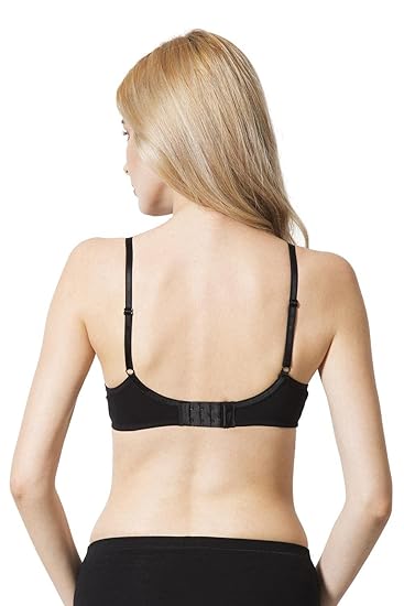 Van Heusen Women’s Cotton Non-Padded Wireless Crossover Bra – Full Coverage, Anti-Bacterial, Plush Back, No-Slip Straps